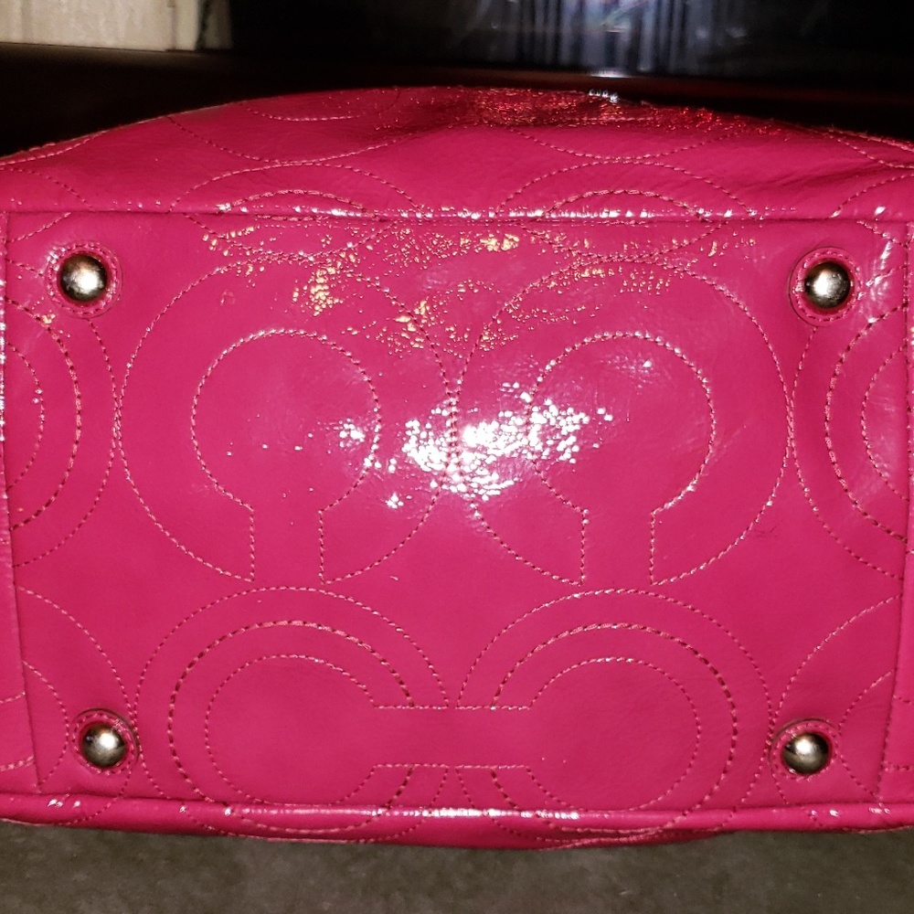 Coach Op Art Stitch Diaper bag/Multifunction Tote - Picture 5 of 8